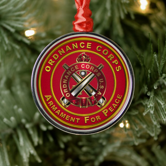 Ordnance Corps julfirande Julgransprydnad Metall (Träd)