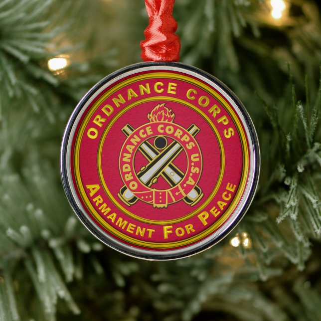 Ordnance Corps julfirande Julgransprydnad Metall (Träd)