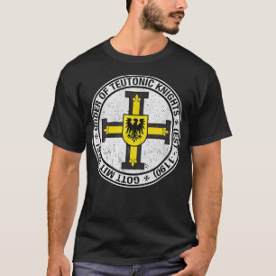 Ordning för Knight Teutonic Jacka of Arm T Shirt