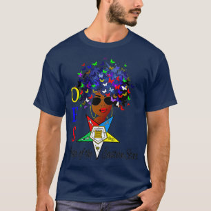 Ordning för Östran Star OES Diva Fatal Masonic T Shirt