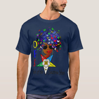 Ordning för Östran Star OES Diva Fatal Masonic T Shirt