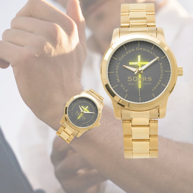 Ordningsfirande | ANPASSNINGSBAR | GULD | Armbandsur (Skapare uppladdad)
