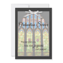 Ordningsinbjudan - Stain Glass