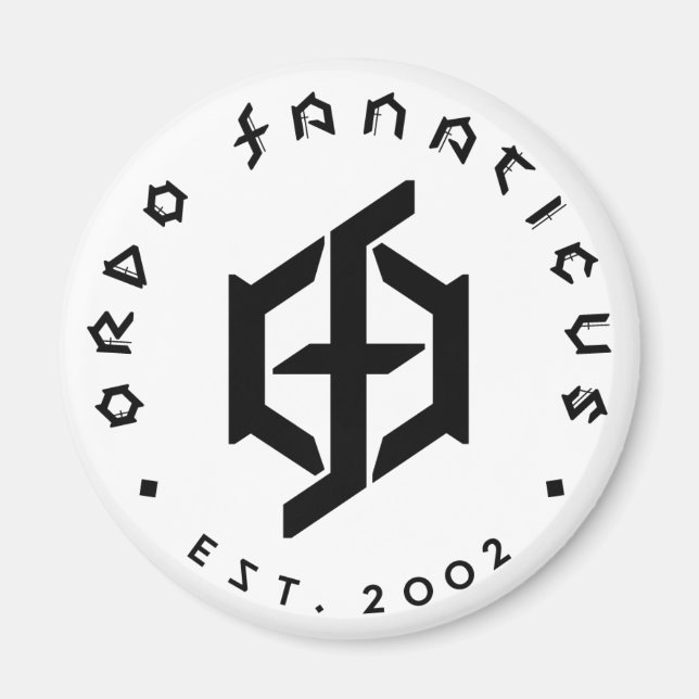 Ordo Fanaticus Round Magnets Magnet (Framsidan)