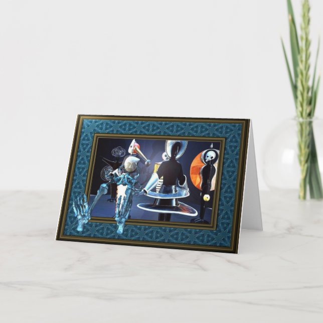 OrdÖgonhälsningskort Kort (Framsida)