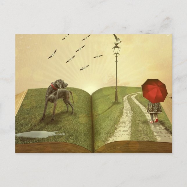 Ordpromenad - Anpassa mig! Vykort (Framsida)