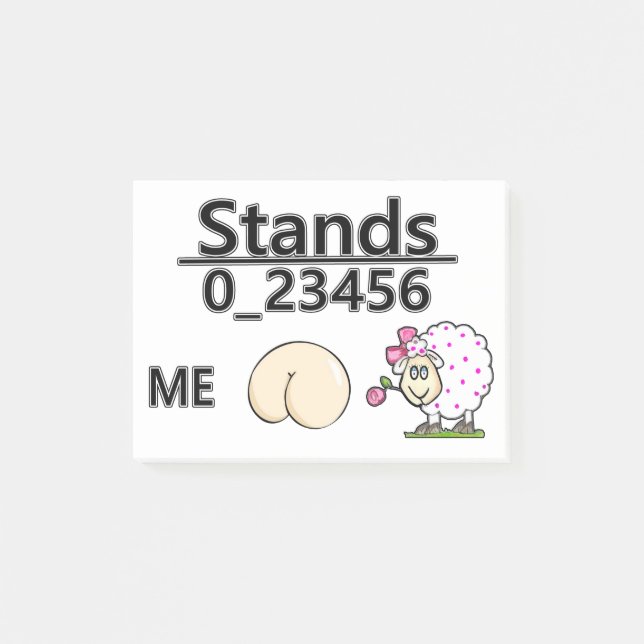 Ordpussel för pojkvänflickvän post-it block (Framsida)