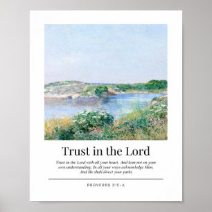 Ordspråksbok 3:5-6 Lita på Herren Poster