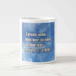 Ordspråksboken 11:16 WEBU Mug Jumbo Mugg