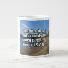 Ordspråksboken 11:22 WEBU Mugg Jumbo Mugg