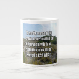 Ordspråksboken 12:4 WEBU Mug Jumbo Mugg