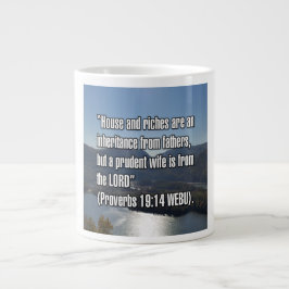 Ordspråksboken 19:14 WEBU Mug Jumbo Mugg