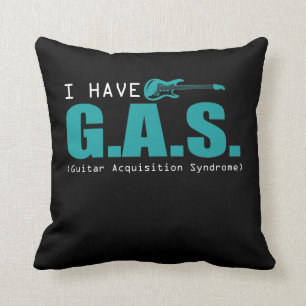 Ordstäv för gitarrist för musik för kudde