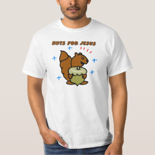 Ordstäv för kristen för Jesus nötekorre T-shirt