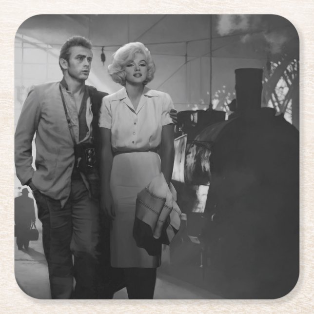 Ordstävavsked Underlägg Papper Kvadrat (Framsidan)