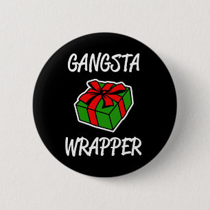 Ordstävet för jul för det Gangsta omslag knäppas Knapp
