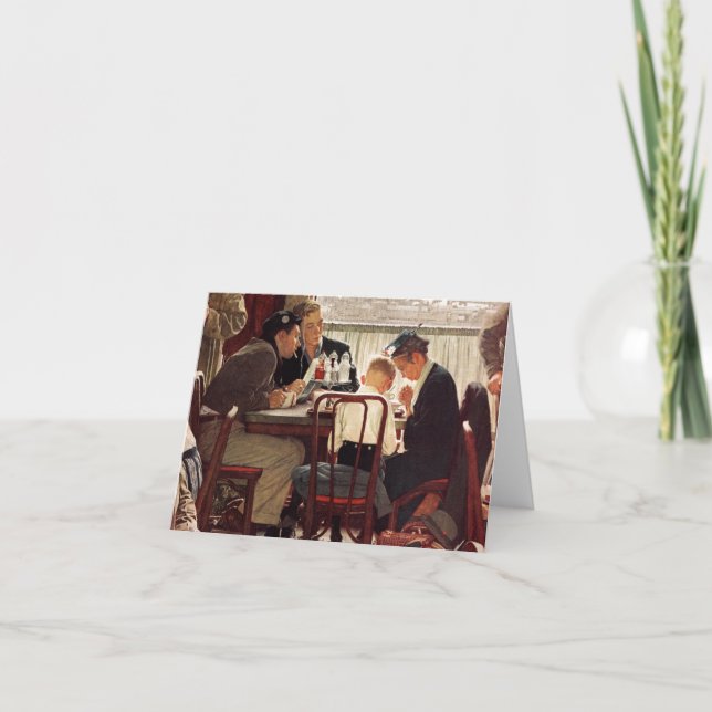 Ordstävnåd av Norman Rockwell Kort (Framsida)