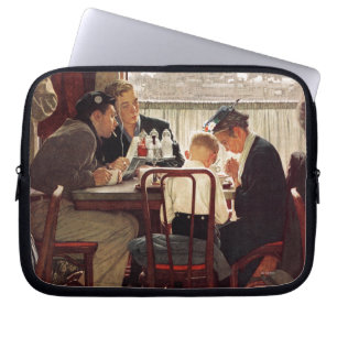 Ordstävnåd av Norman Rockwell Laptop Fodral
