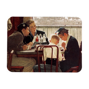 Ordstävnåd av Norman Rockwell Magnet