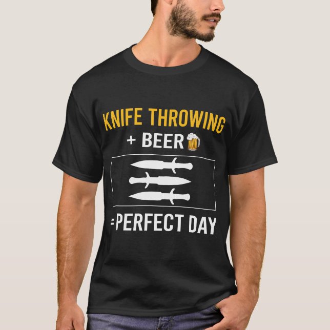 Öre Day Knivar Throwing Knivar T Shirt (Framsida)