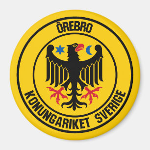 Örebro Round Emblem Magnet