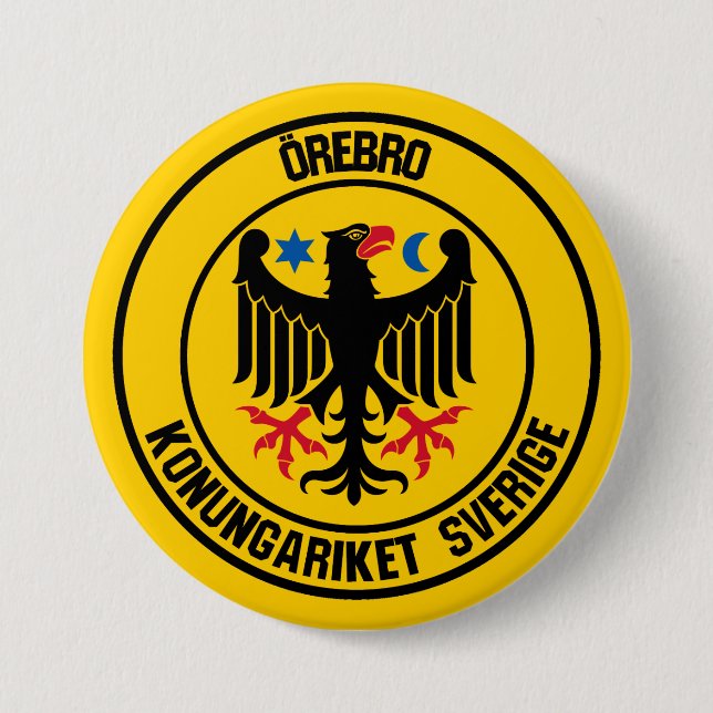 Örebro rundaEmblem Knapp (Framsida)