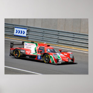 Oreca 07 Gibson nr 9 24-timmarsloppet på Le Mans 2 Poster