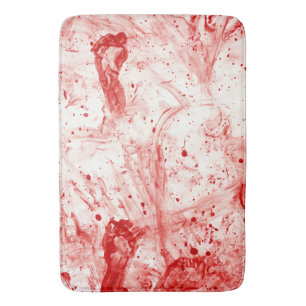 oreda blodsplatter badrumsmatta