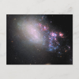 Oregelbunden galax Ngc 4485 Vykort