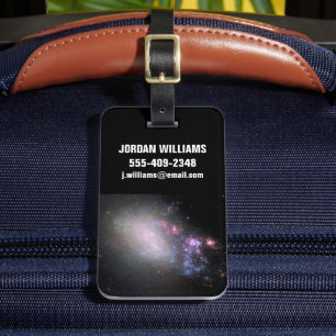 Oregelbunden Galaxy Ngc 4485 Bagagebricka