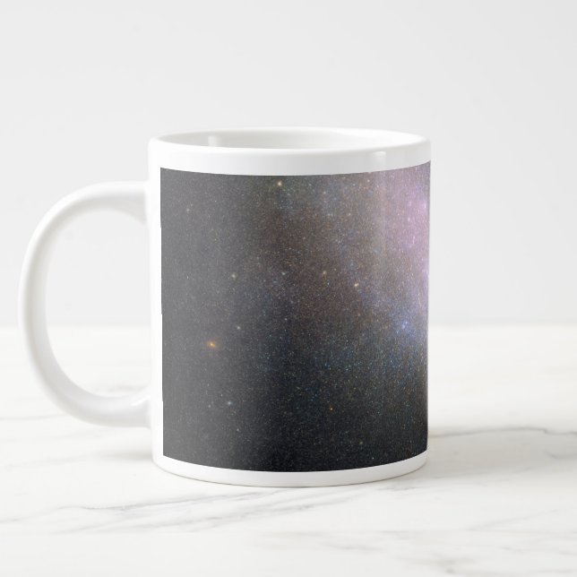 Oregelbunden Galaxy Ngc 4485 Jumbo Mugg (Vänster)