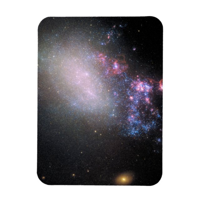 Oregelbunden Galaxy Ngc 4485 Magnet (Vertikal)