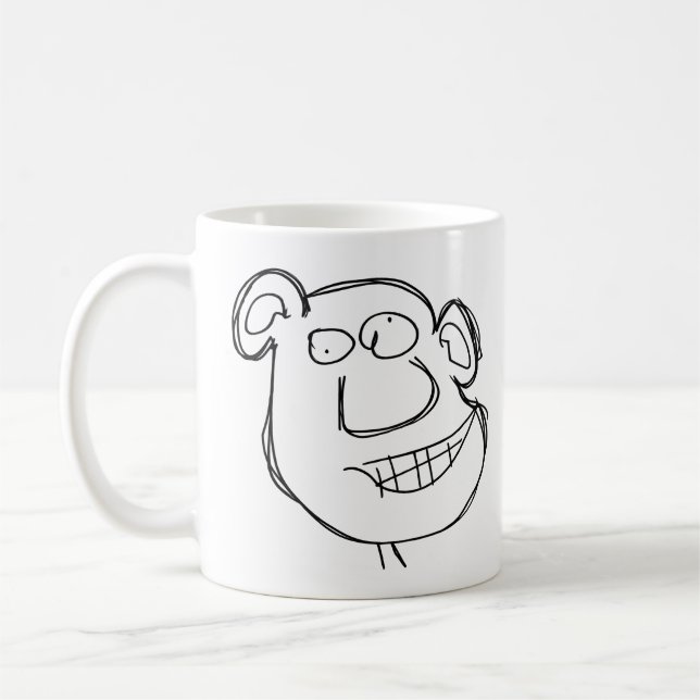 Oregelbunden kille kaffemugg (Vänster)