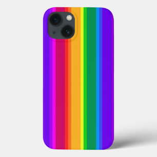 Oregelbunden regnbåge rand Fodral-Mate iphone case