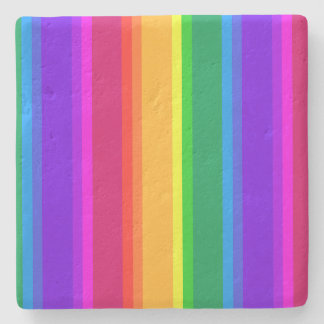 Oregelbunden regnbåge rand stenunderlägg