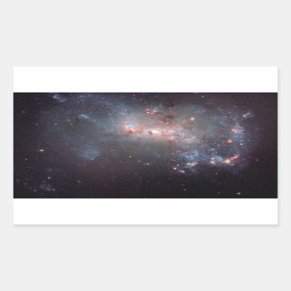 Oregelbundet Galaxy NGC 4449 Caldwell 21 Rektangulärt Klistermärke