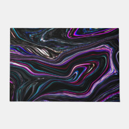 Oregelbundet kurvor med färg kvävd av mörken