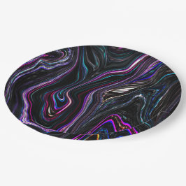 Oregelbundet kurvor med färg kvävd av mörken