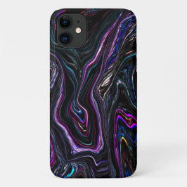 Oregelbundet kurvor med färg kvävd av mörken