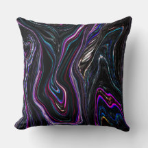 Oregelbundet kurvor med färg kvävd av mörken