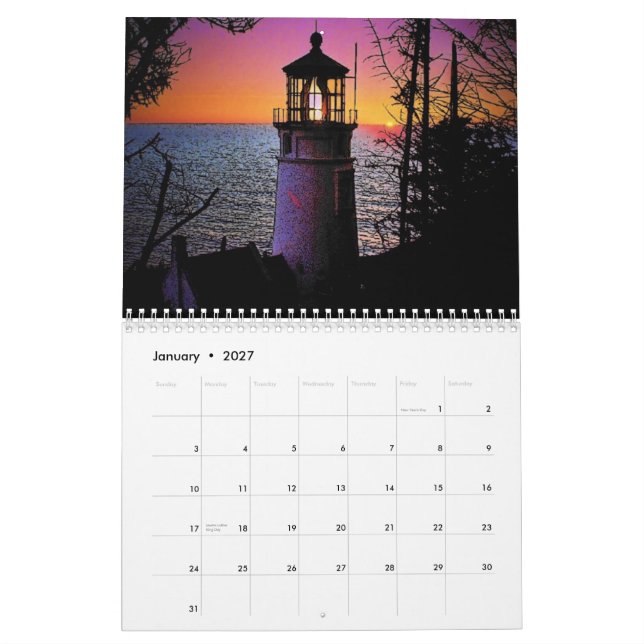 Oregon 2011 kalender (Jan 2027)