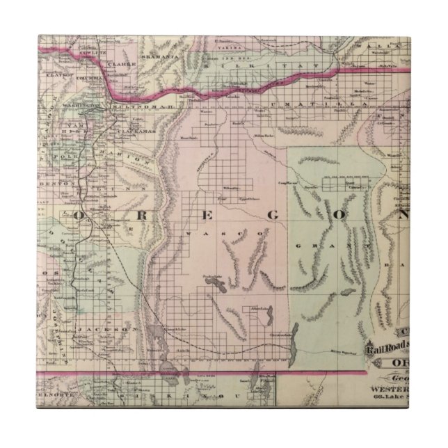 Oregon 6 kakelplatta (Framsidan)