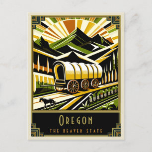 Oregon Art Deco Vykort