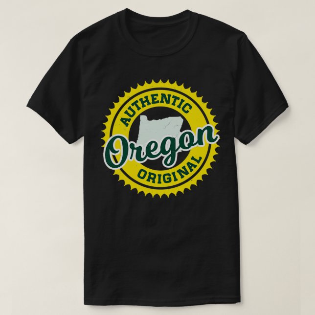 OREGON AUTENTISERING ORIGINAL ANKA FÄRG T SHIRT (Design framsida)