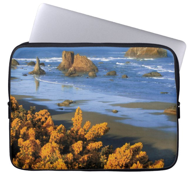Oregon Beach View I Bandon Laptop Fodral (Framsidan)