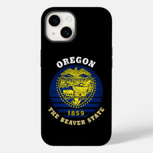 OREGON BEAVER STATLIG FLAGGA
