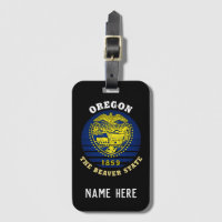 OREGON BEAVER STATLIG FLAGGA