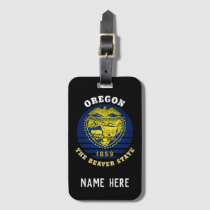 OREGON BEAVER STATLIG FLAGGA BAGAGEBRICKA