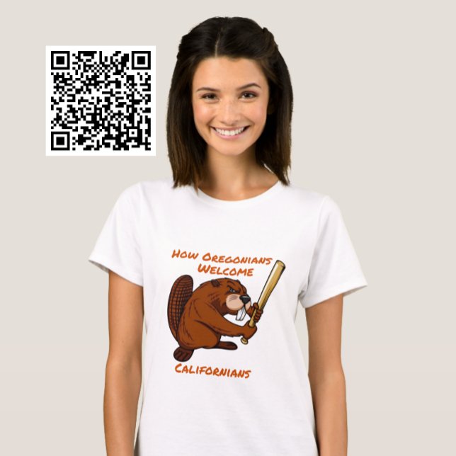 Oregon Beaver välkomnar kalifornianerna T Shirt (Skapare uppladdad)