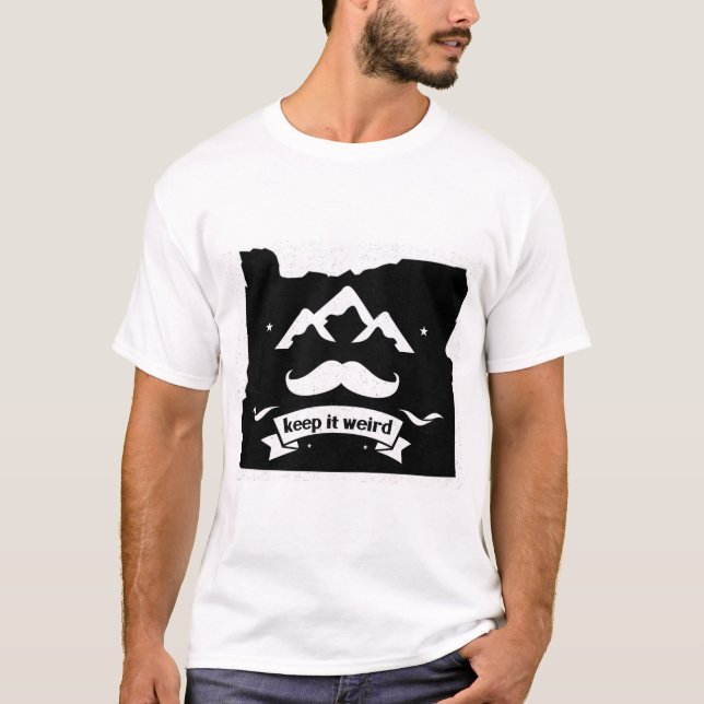 Oregon behålla det som är kusligt t shirt (Framsida)